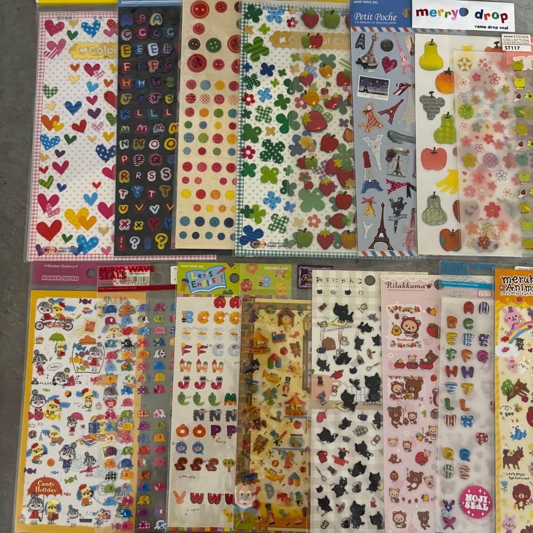 平成レトロ　シール　まとめ売り　43点