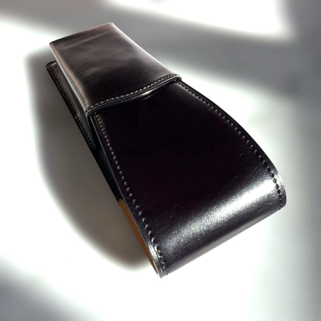 brelio ブレイリオ コードバン ペンケース2本差し