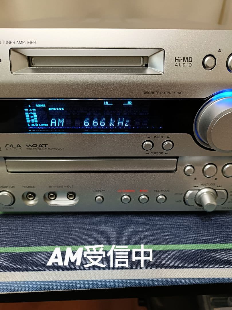 ONKYO FR-N7X CD,MD,FM/AM 整備済完動品 リモコン付 美品
