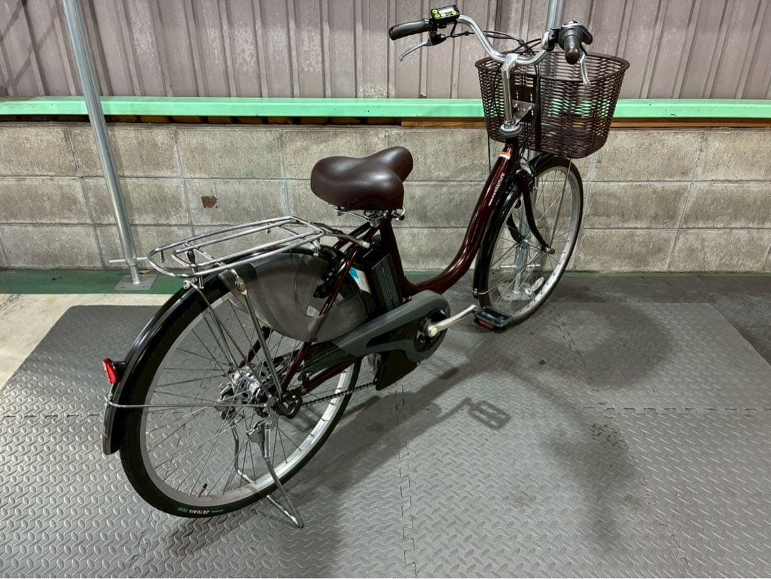 №8608電動自転車 ヤマハ パスナチュラ 26インチ✨良品バッテリー✨