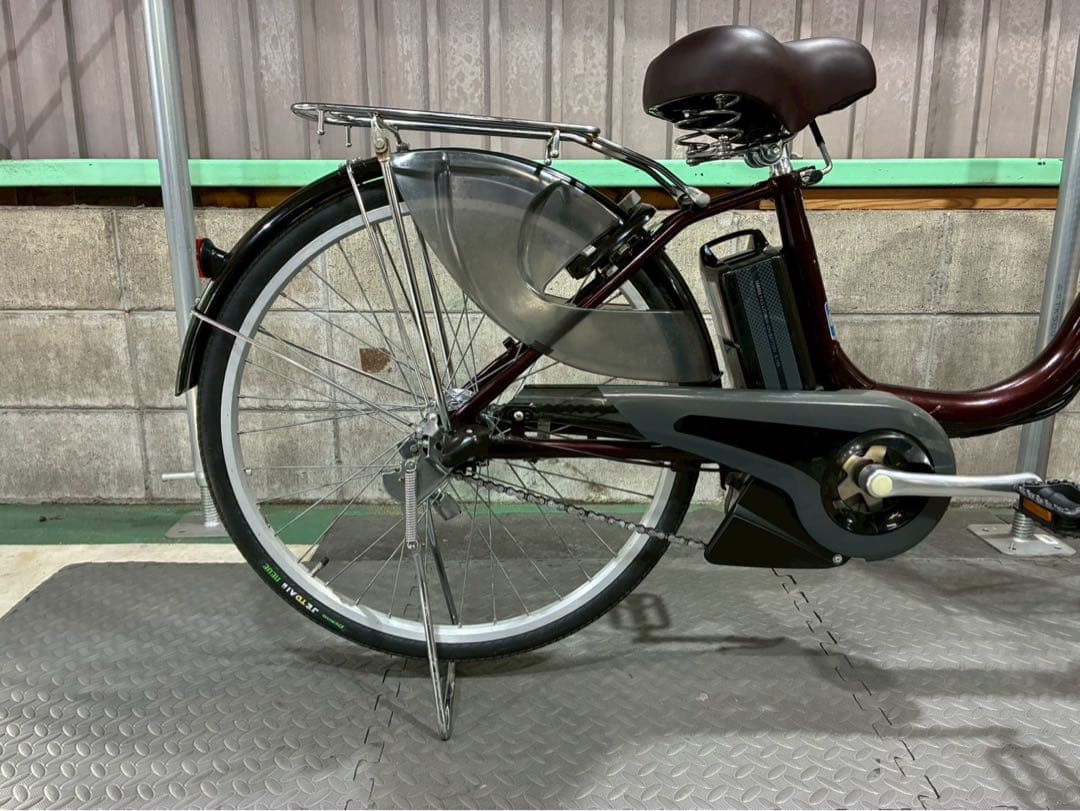 №8608電動自転車 ヤマハ パスナチュラ 26インチ✨良品バッテリー✨