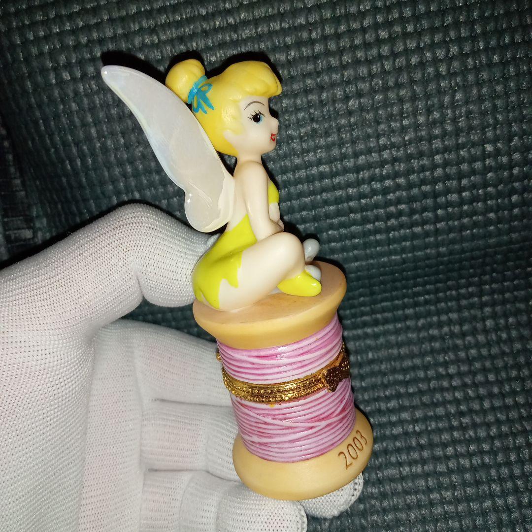 【希少品】【可愛い】ティンカーベル　2003年クリスマス　ヒンジボックス