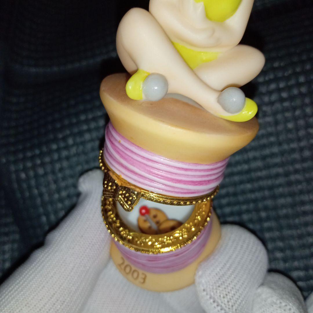 【希少品】【可愛い】ティンカーベル　2003年クリスマス　ヒンジボックス