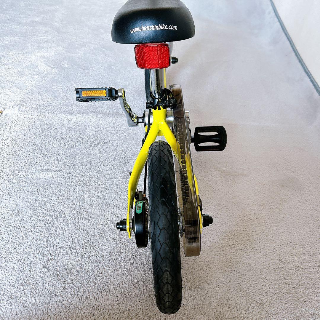 Henshin Bike 幼児用自転車 黄色 12インチ 2歳〜 へんしんバイク