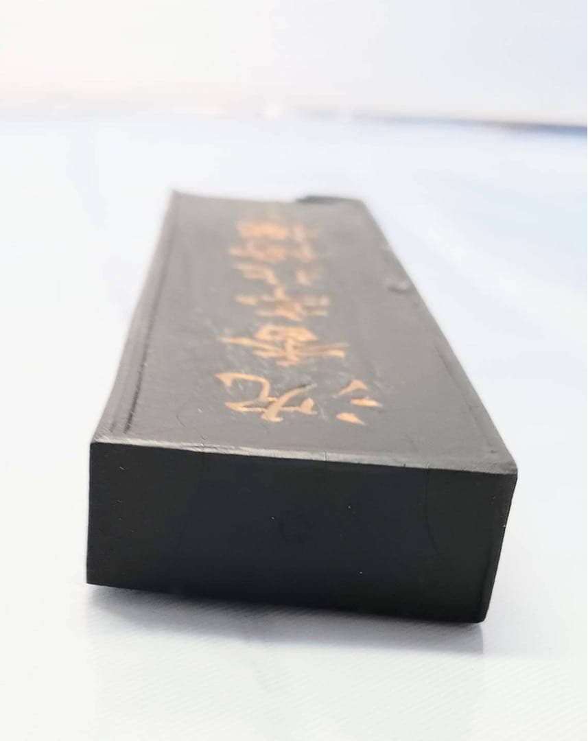 古墨 玉泉堂 生松紀州松煙墨「 鐘馗 」箱入り 墨 書道 アンティーク