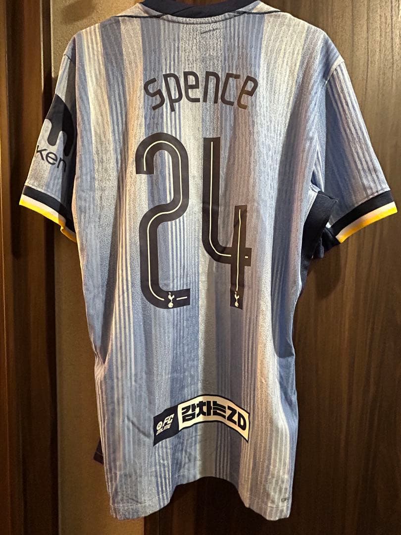 スペンス　実使用　ユニフォーム　アウェイ　Kリーグ