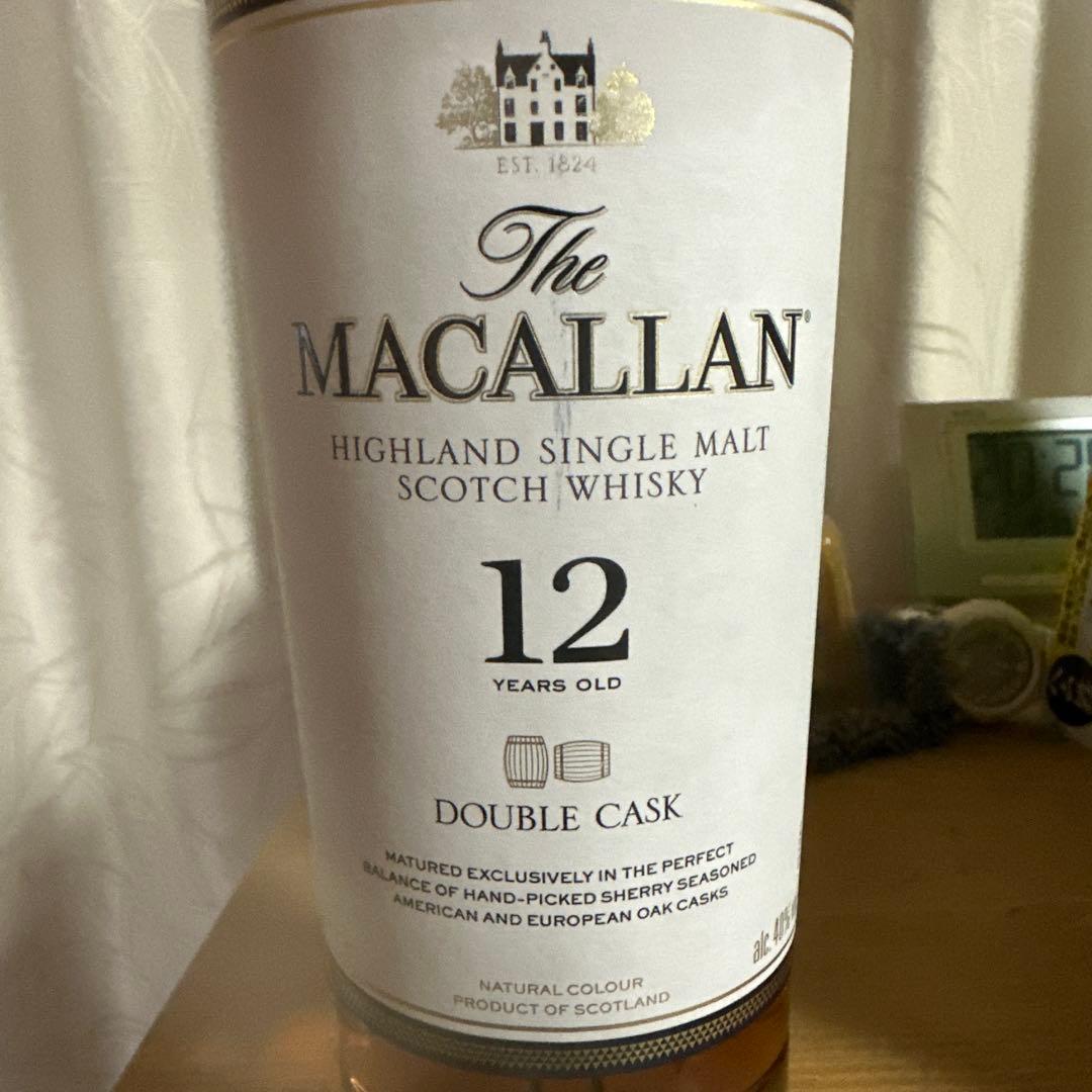 マッカラン12年ダブルカスク　箱付