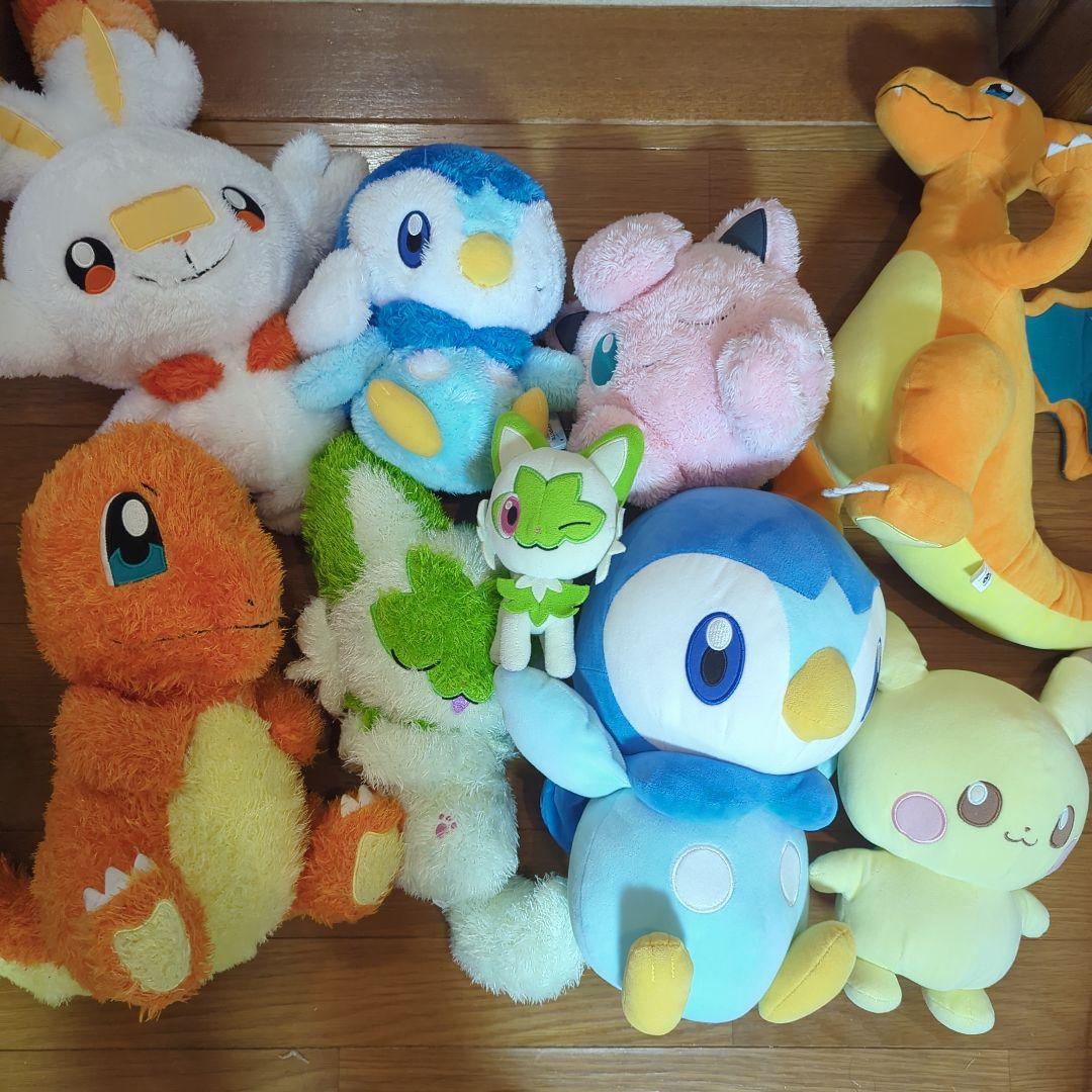 ポケモン大きめ ぬいぐるみセット