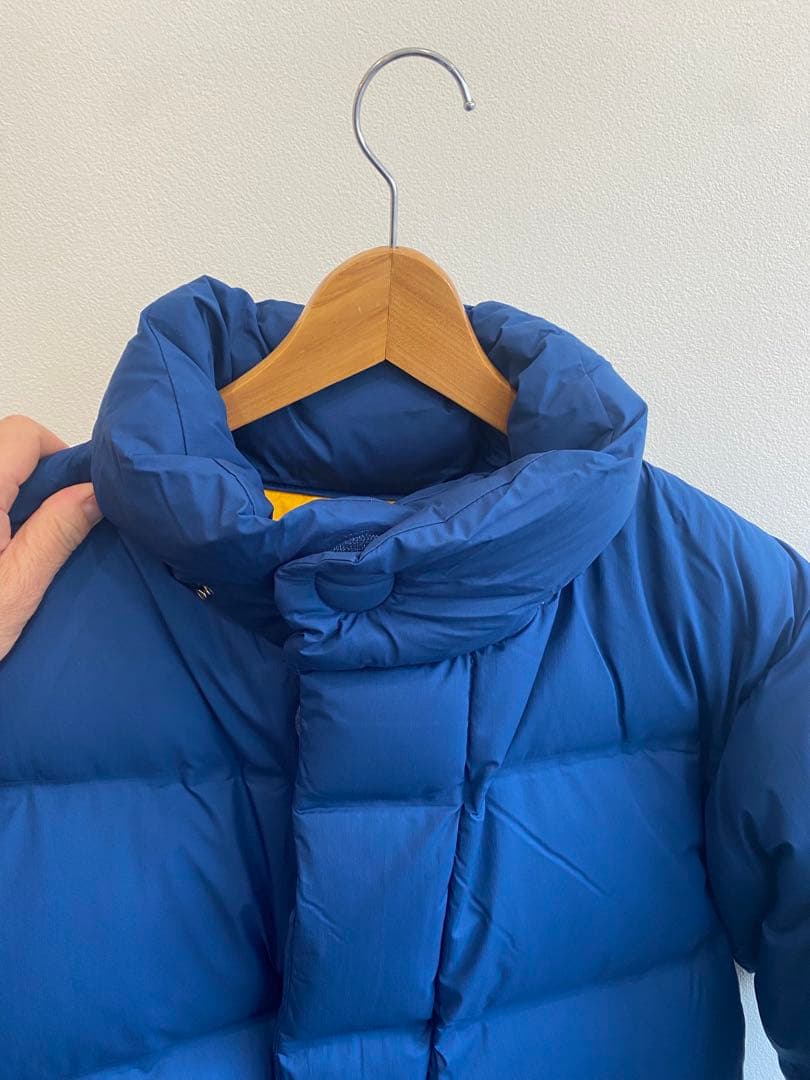 ノースフェイス　ブルックスレンジライトパーカ　マウンテンブルーxイエロー　S