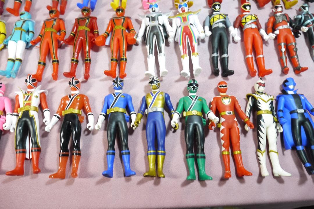 スーパー戦隊シリーズ　ソフビヒーロー　など　67体