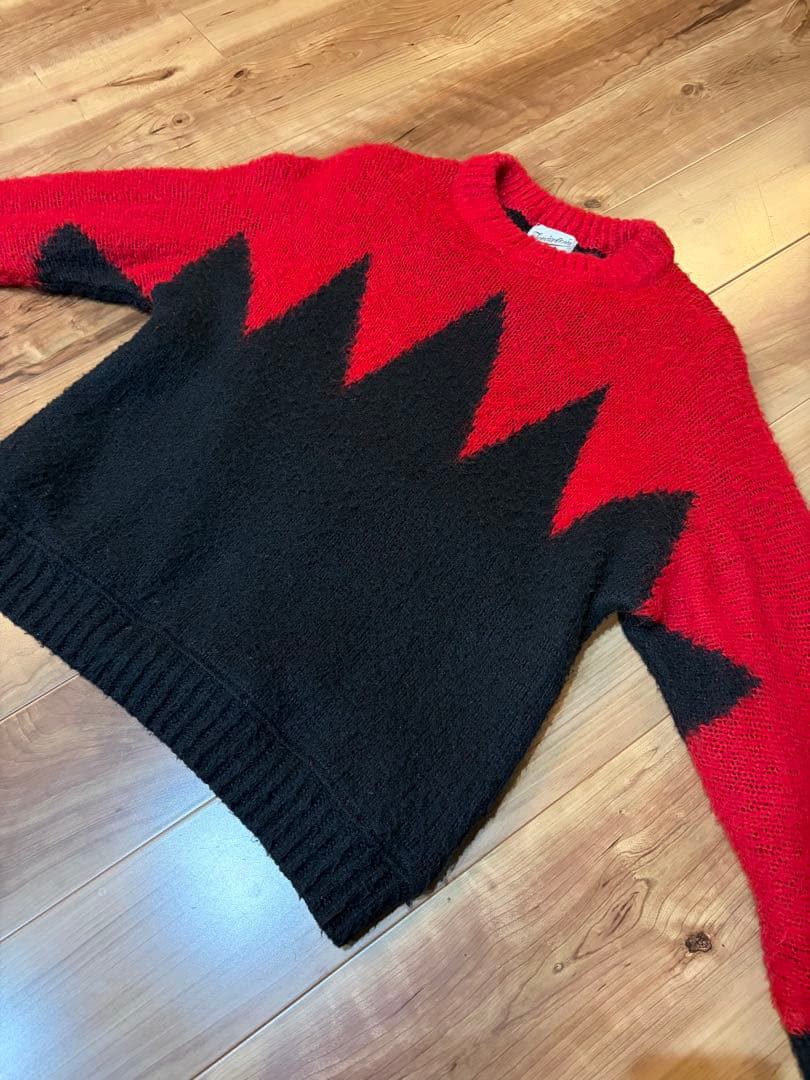 TENDERLOIN テンダーロイン ジグザグパターン ニットセーター