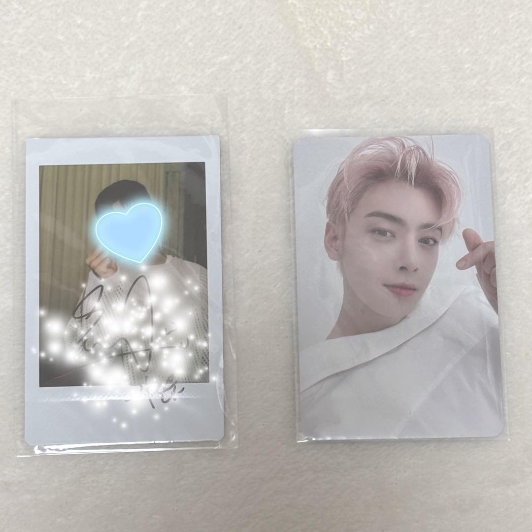 ASTRO チャウヌ　直筆サイン　チェキ