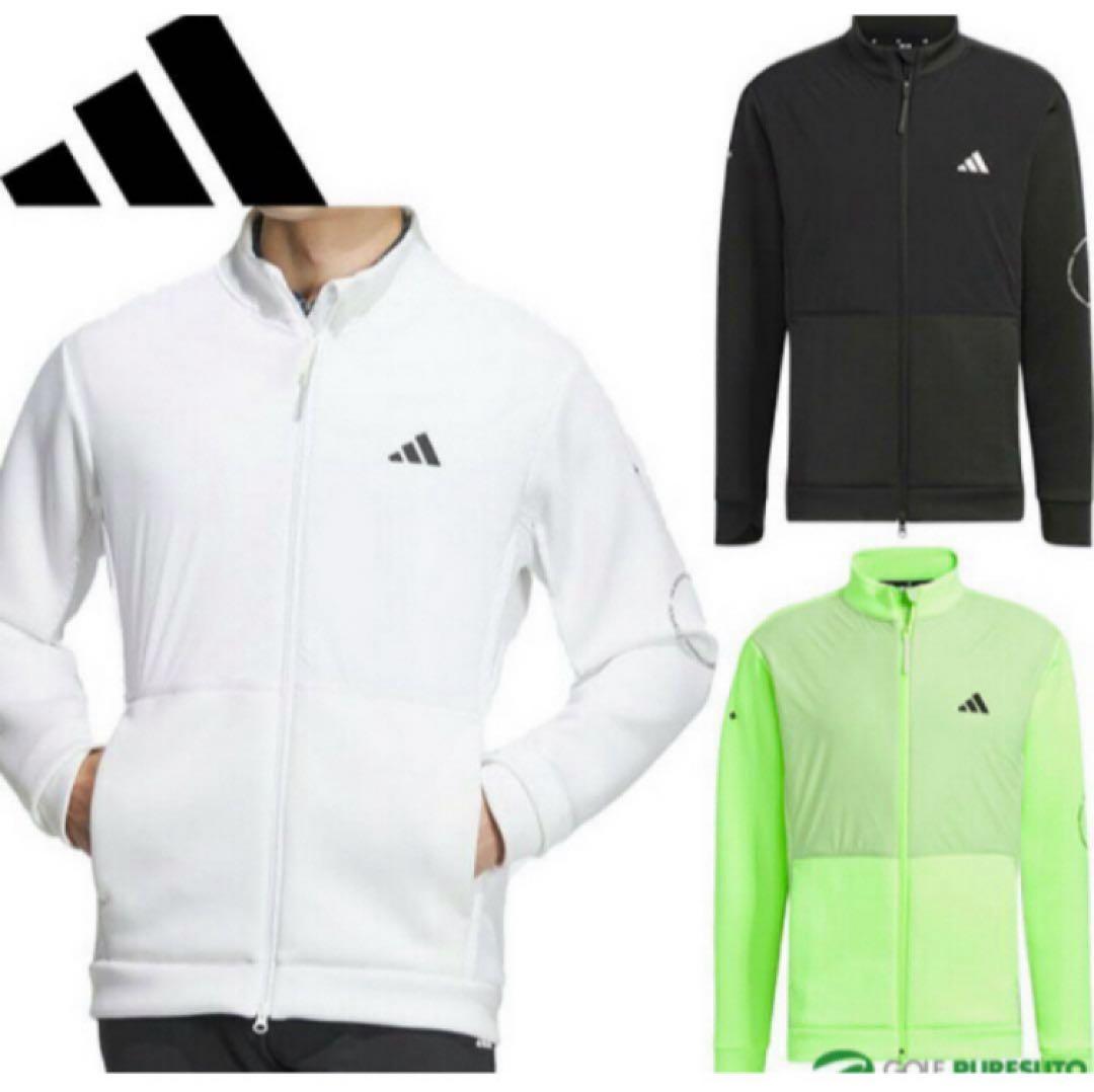 送料無料 新品 adidas GOLF ダンボールニット フルジップXXL WT