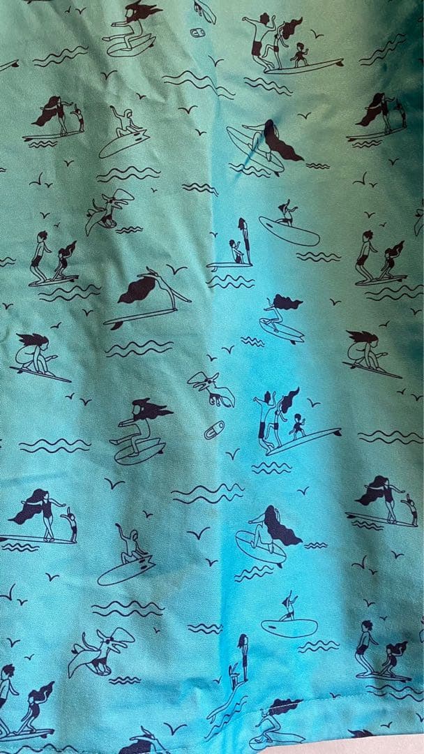 エアブラスター トレンチオーバー ジャケット サーフ柄