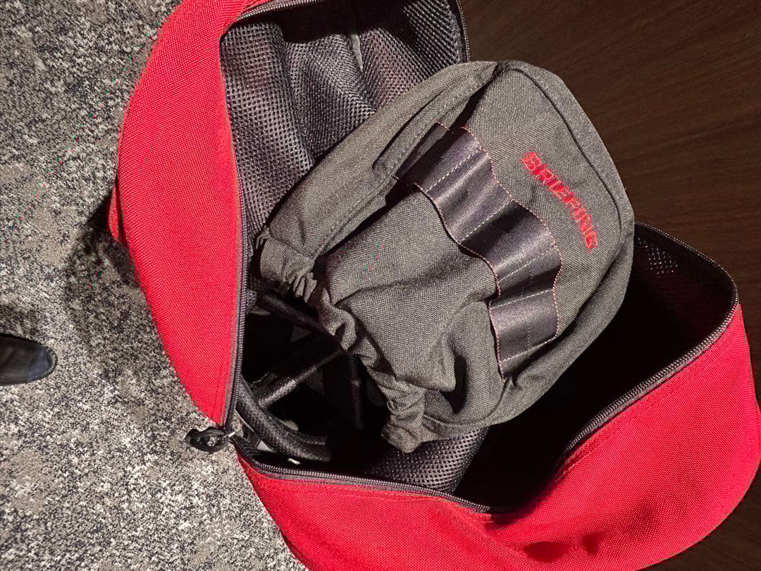 BRIEFINGキャディーバックCR-04 BEAMS別注 レッド