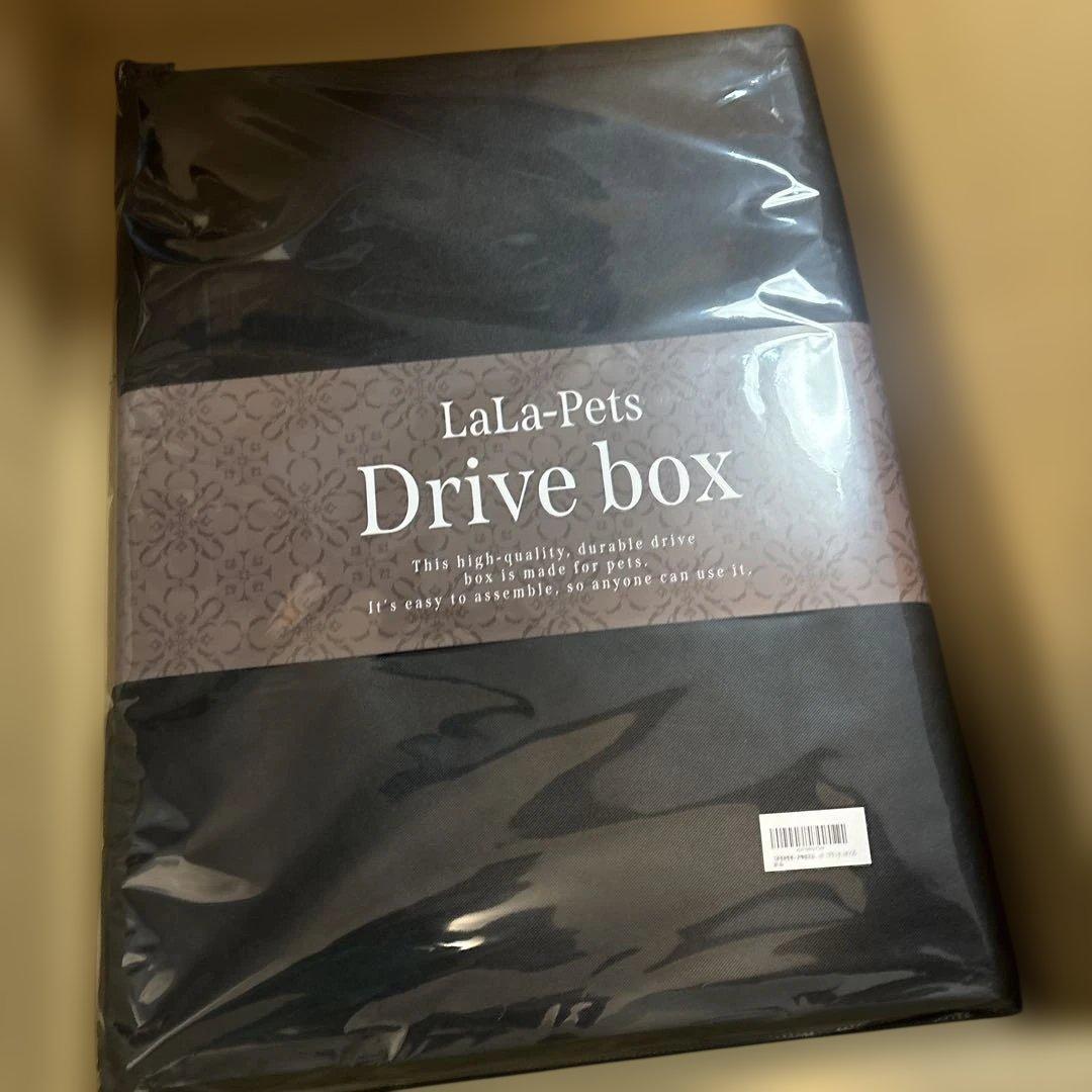 【獣医師監修／JPPMA認定品ドライブボックス 大型犬用(ブラック, Lサイズ)