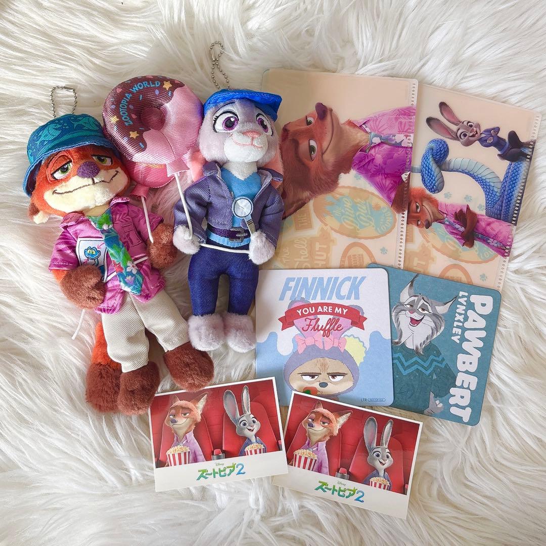 ズートピア ぬいぐるみバッジ ニック ジュディ