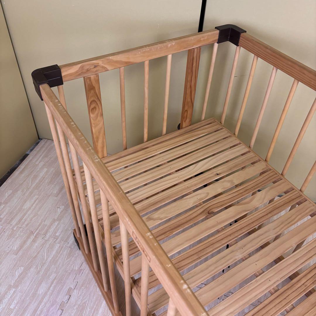 ☆除菌清掃済☆　ファルスカ　ベッドサイドベッド　ナチュラル