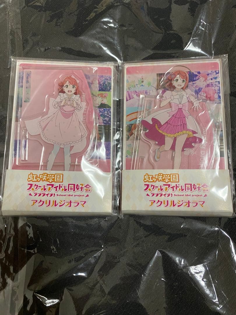 虹ヶ咲　上原歩夢　アクリルジオラマ テレビアニメ一期　2点セット