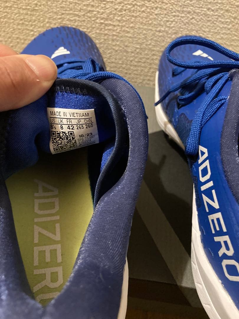 野球　アディダス　スパイク　26.5センチ