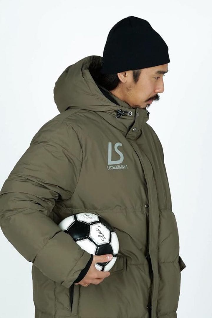 新品　LUZ ベンチコート カーキ　L