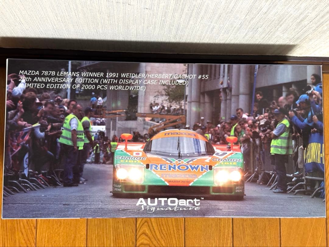 Mazda 787B LEMANS WINNER1991ミニカー 1/18