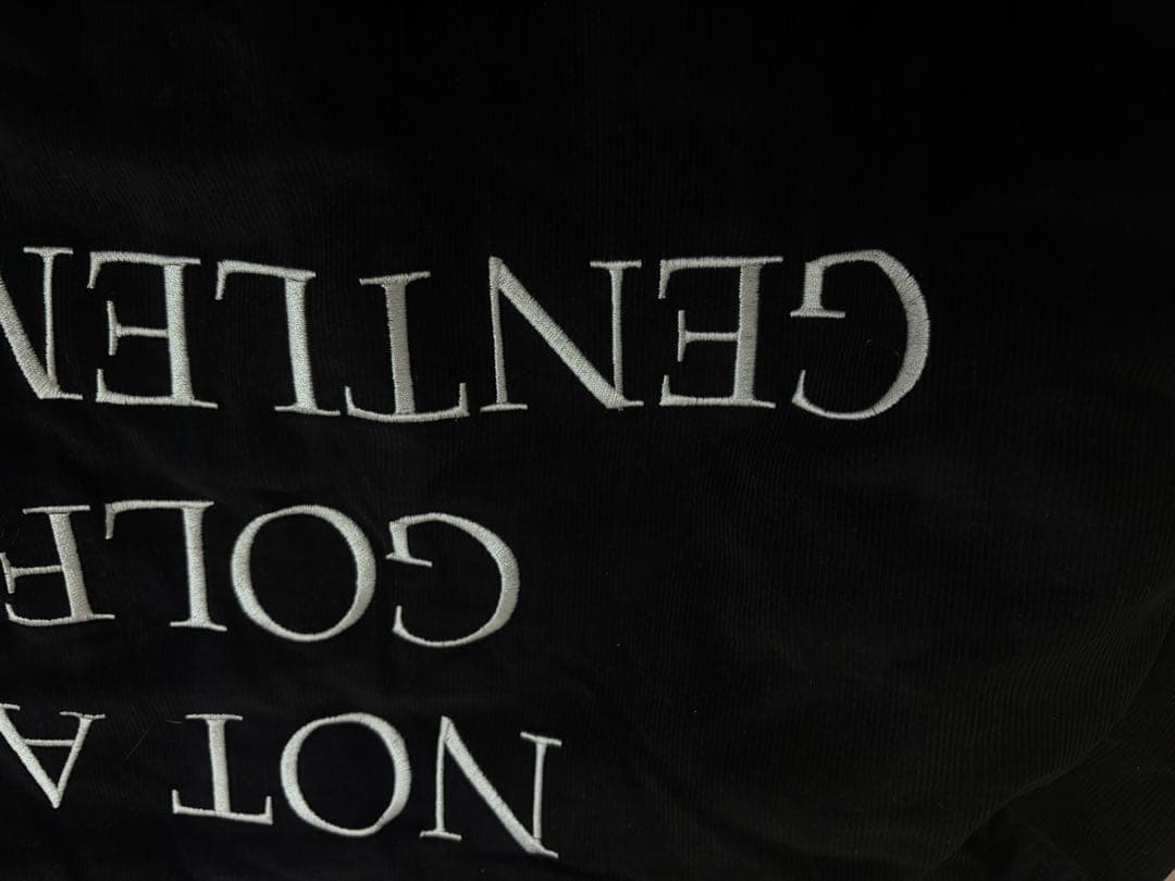 コーデュロイ中綿ジャケット　ブラック　L