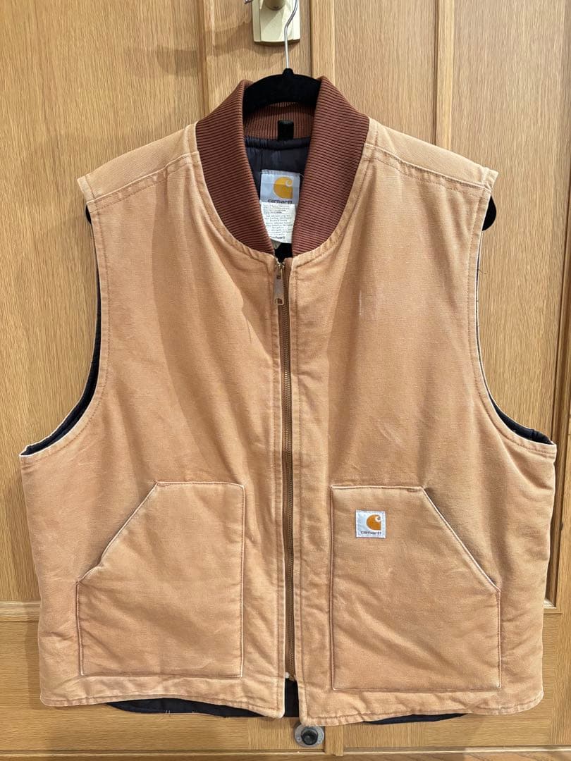 carhartt カーハート ダック ベスト ブラウン　 XL
