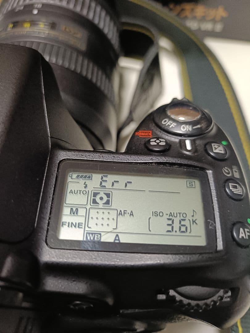 NIKON　D90 AF-S DX 18-200G ED VRⅡ レンズキット⚠