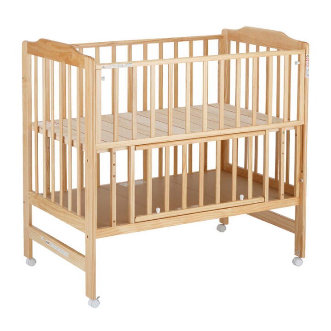 【美品】KATOJI ベビーベッド ハイシートタイプ 02020