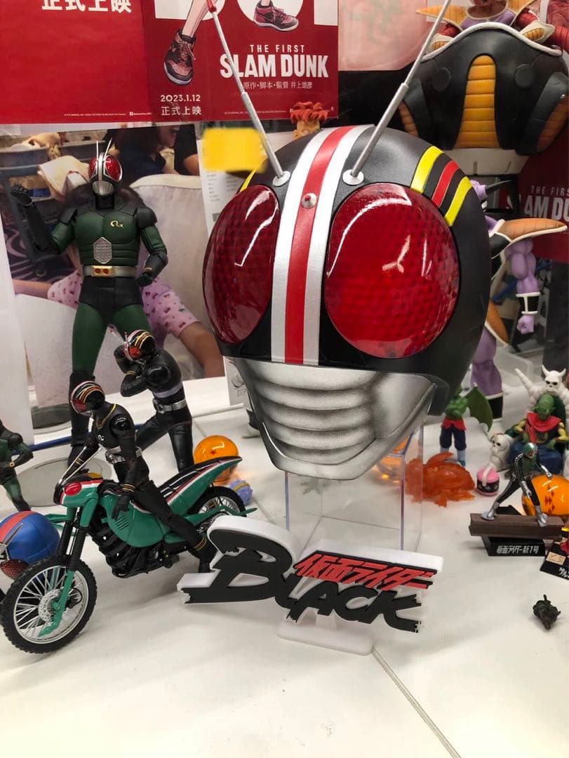 【美品】【未使用】マスク　アトラク　コスプレ　仮面ライダー 1/1プロップ