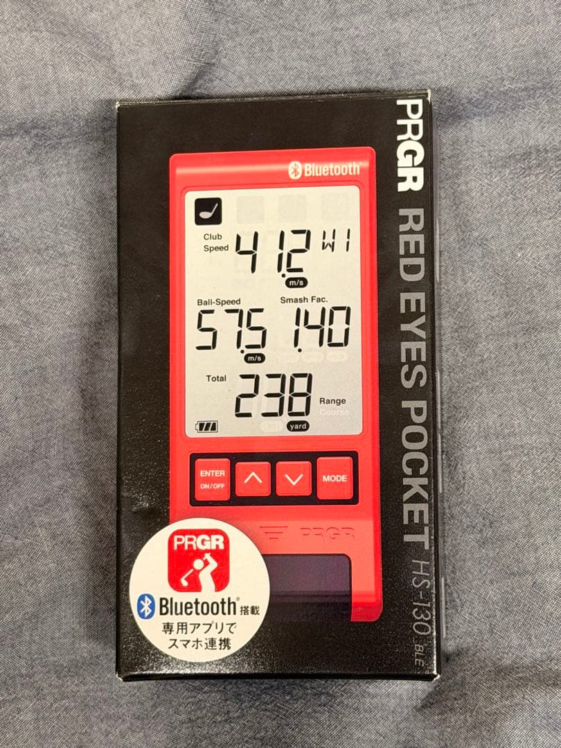 プロギア弾道測定 PRGR RED EYES POCKET HS-130 BLE