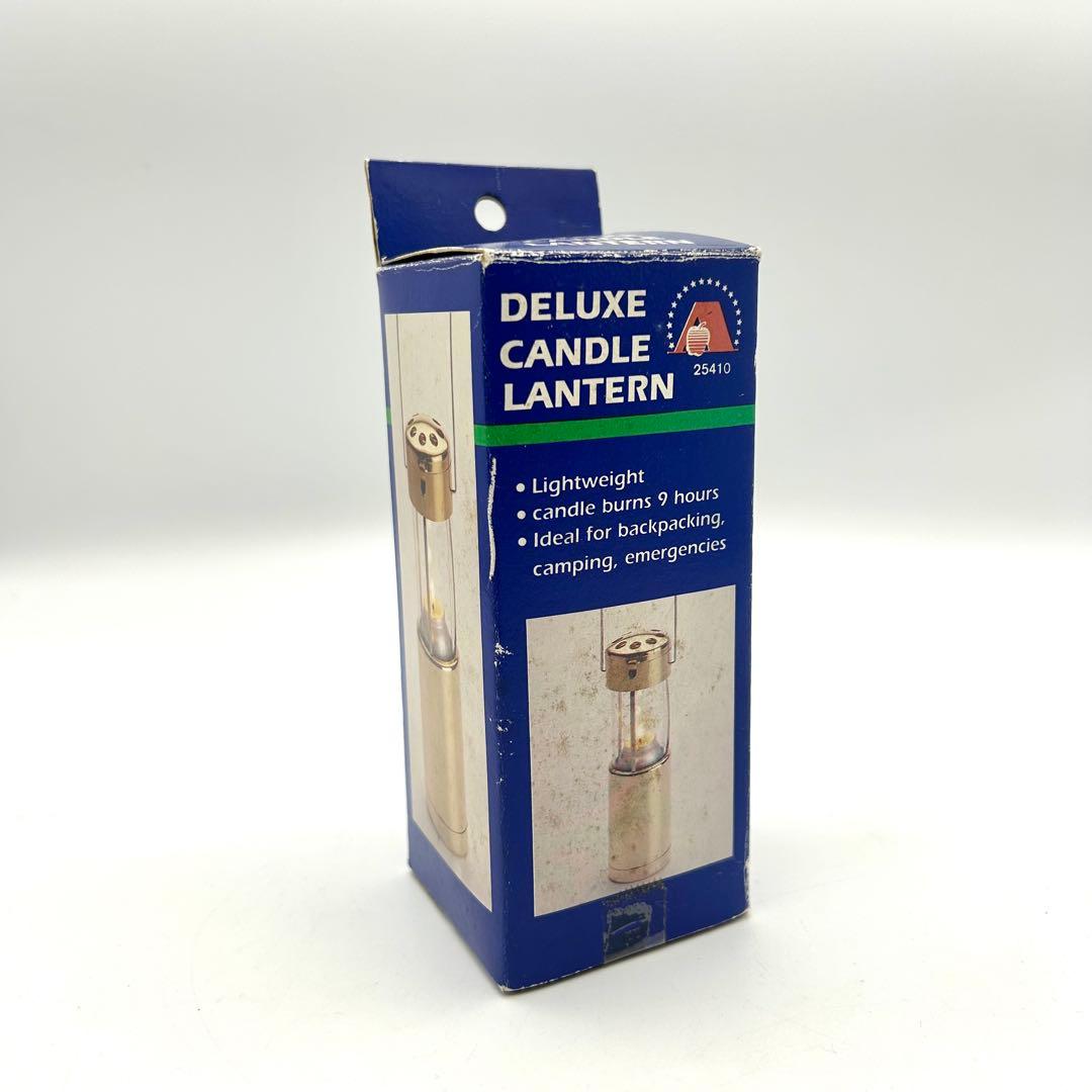 未使用品 デラックス コンパクト ランタン 真鍮 キャンパー キャンドルホルダー
