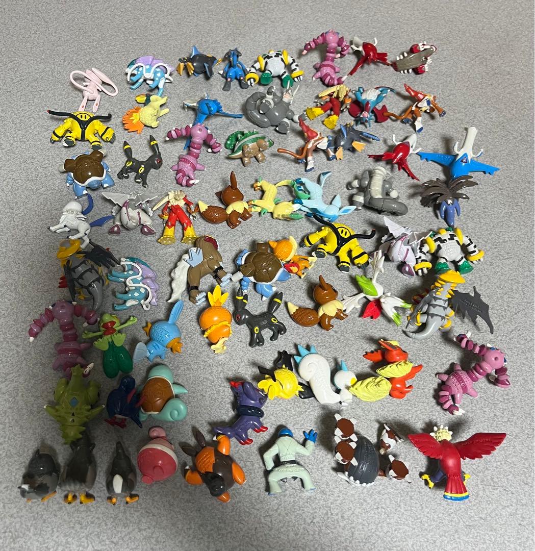 ポケモン　フィギュア　モンコレ　まとめ売り　刻印入り　当時物　63個