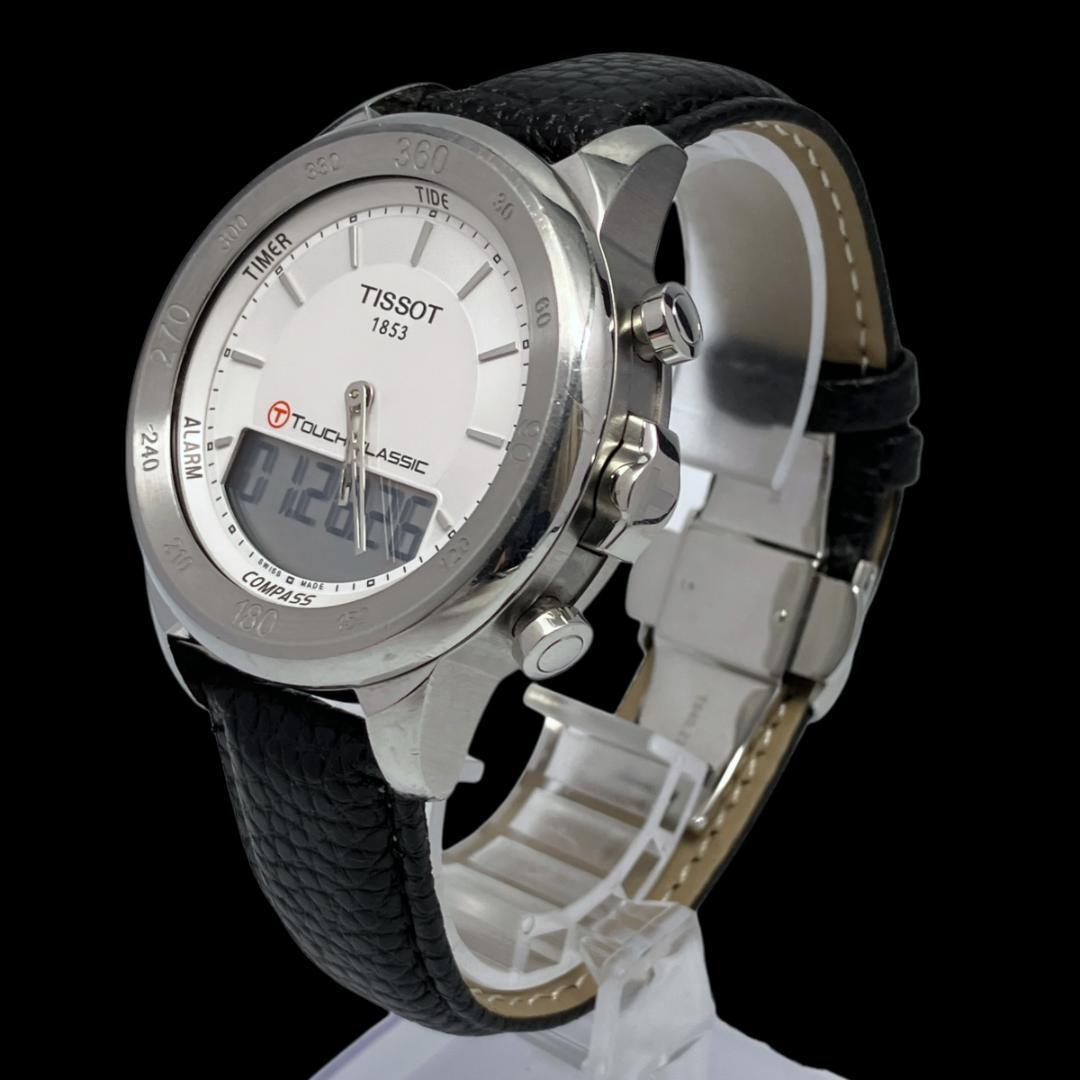 【新品電池/稼働/箱付き】ティソ T-Touch デジアナ 腕時計 メンズ