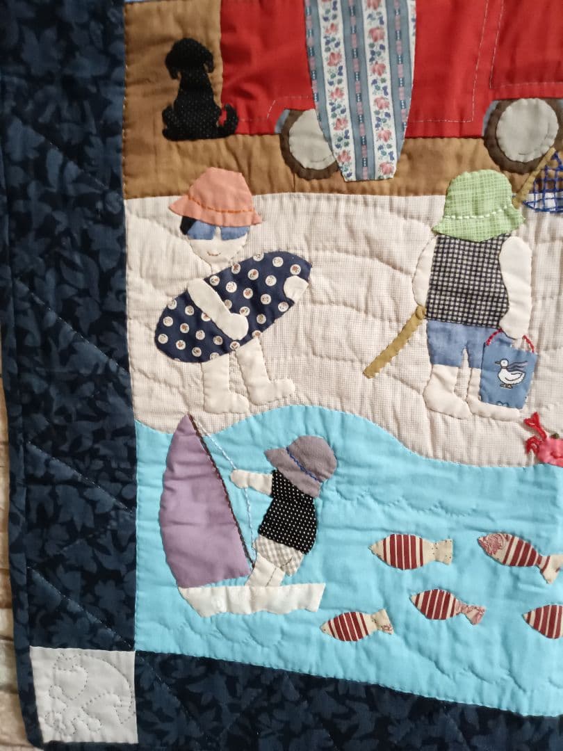 パッチワークタペストリー