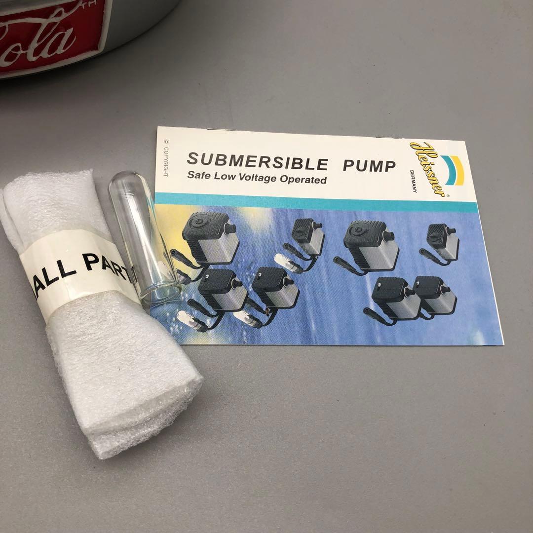 希少アメリカビンテージコカコーラボトル水が流れて光るクーラーボックスディスプレイ