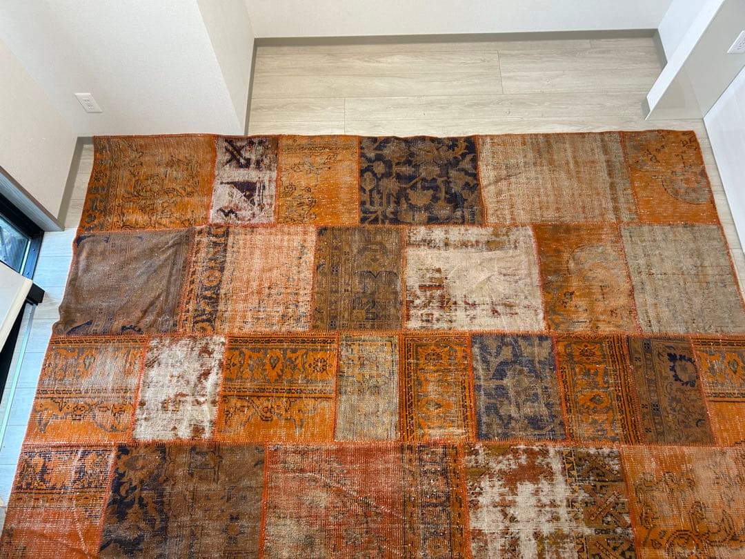 H.P. DECO トルコキリム　パッチワークラグ 約205x300cm