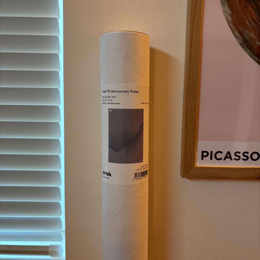 artek アルテック　アアルト　90周年 ポスター