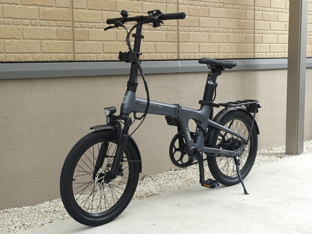 ADO AIR 20 PRO 折りたたみ 電動アシスト自転車 グレー 自動変速