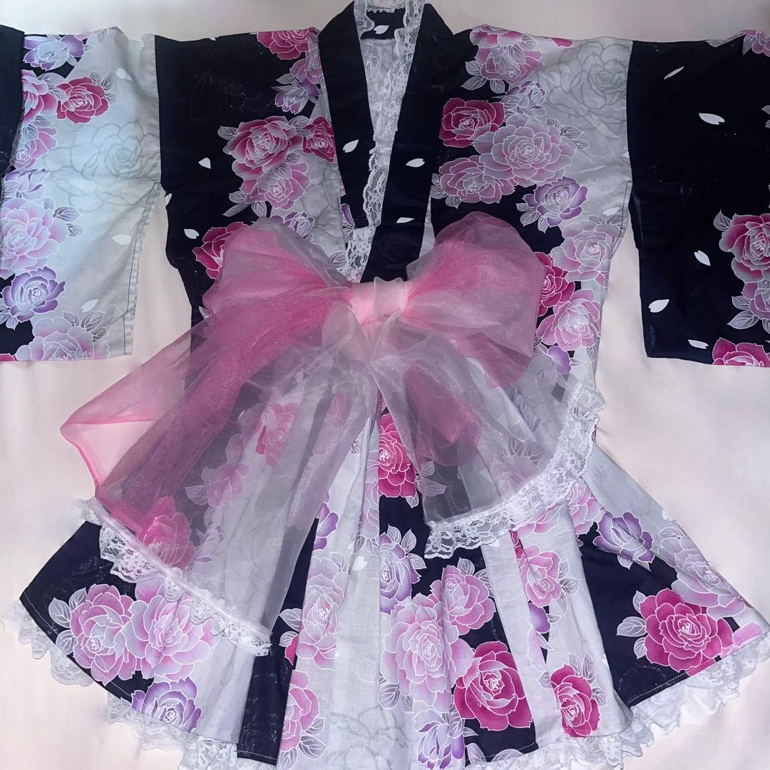 浴衣ドレス 大人 姫ギャル