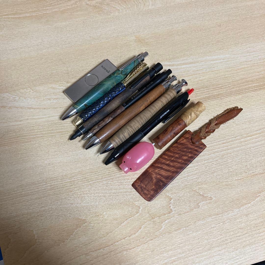 木軸シャーペン　まとめ売り　検索　野原工芸　工房楔　ボナンペン