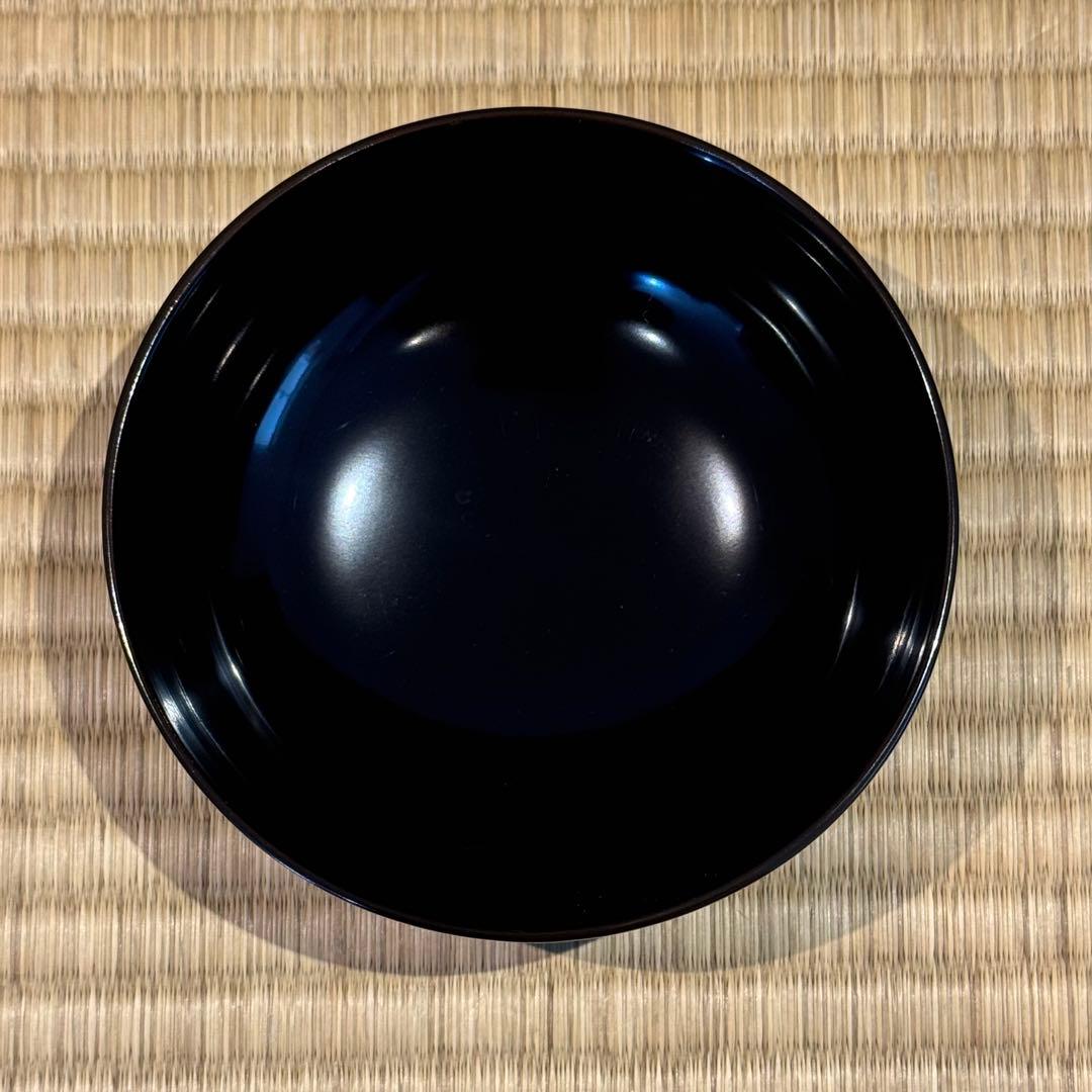 はなさん　輪島塗 松鶴図金蒔絵 黒漆 吸物椀 3客