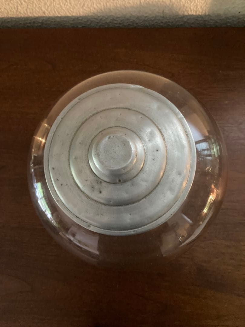 昭和レトロ　(美品)駄菓子屋さんガラス地球瓶　菓子瓶　高さ27センチ位