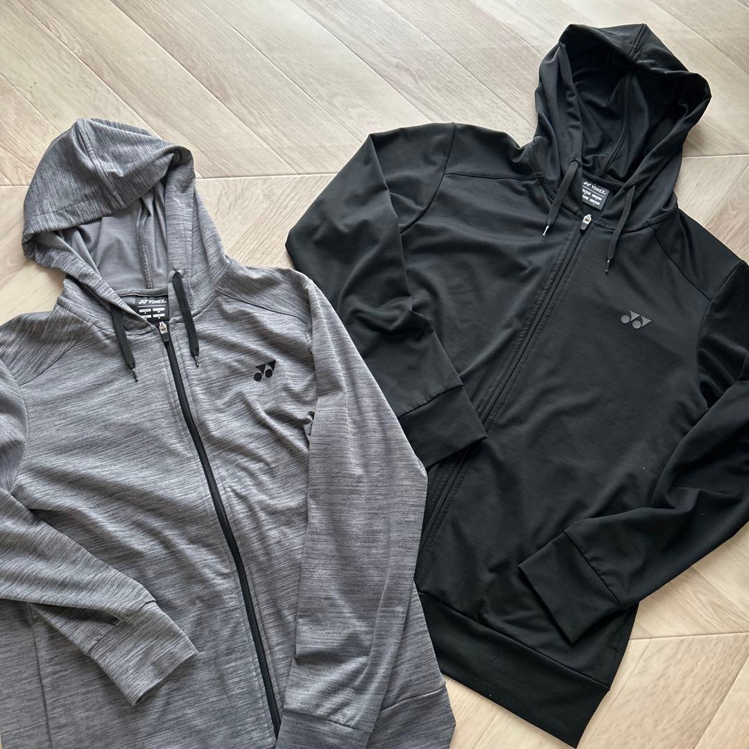 YONEX 薄手パーカー　M.Lサイズ2枚セット