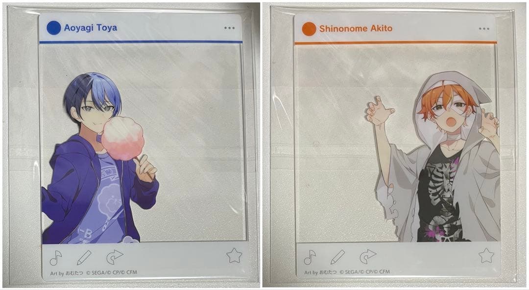 プロセカ 神山高校文化祭 アクリルカード 彰人 冬弥 神高文化祭