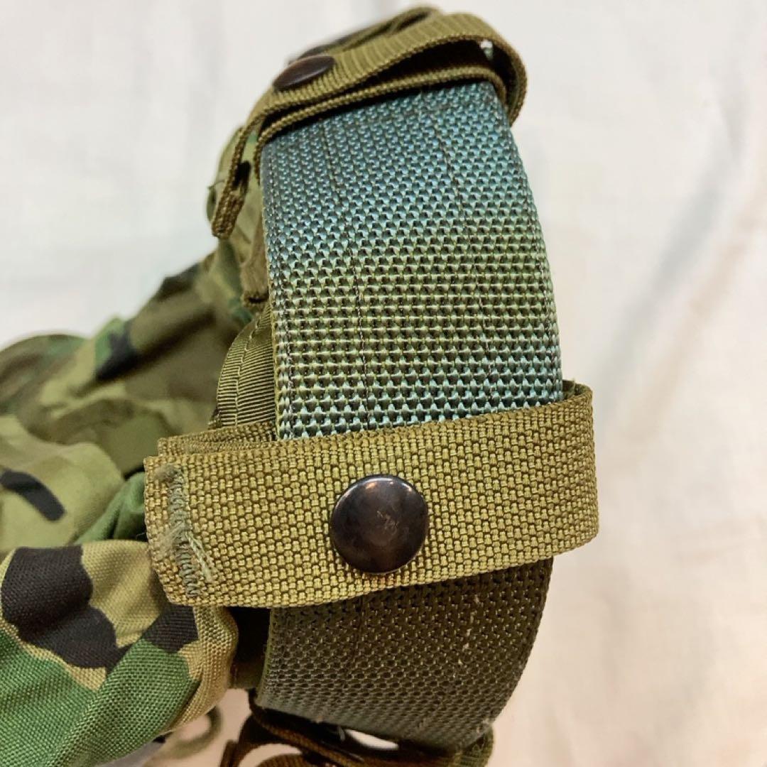 米軍 タクティカル ロードベアリングベスト ウッドランド M/L ベルト付