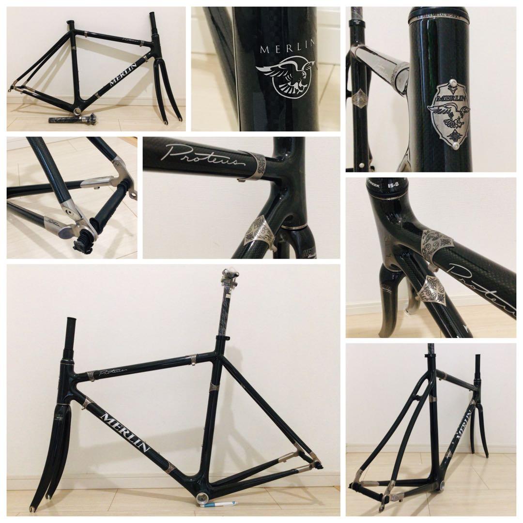 USA MERLIN 最上級 Proteus チタン&カーボン 未使用 フレーム