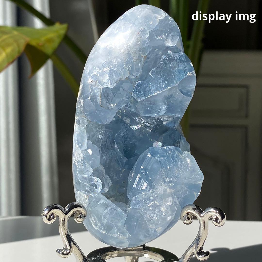 【 天然石 セレスタイト 原石　天青石　クラスター 】