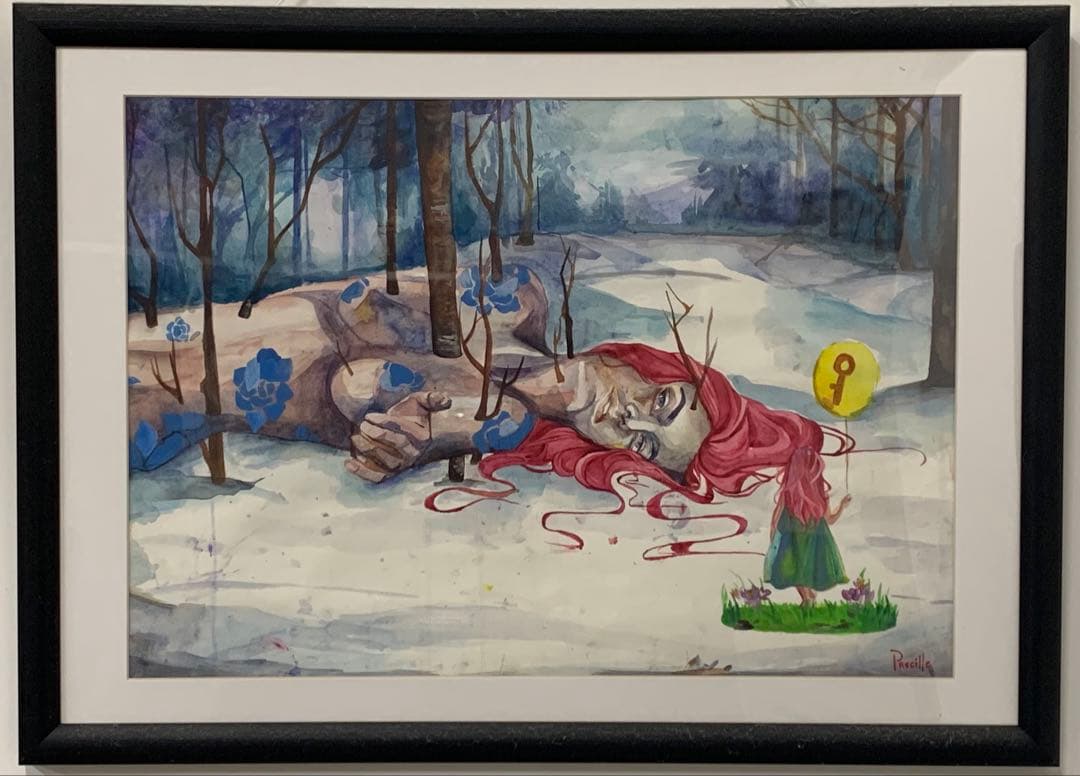 幻想的な水彩画